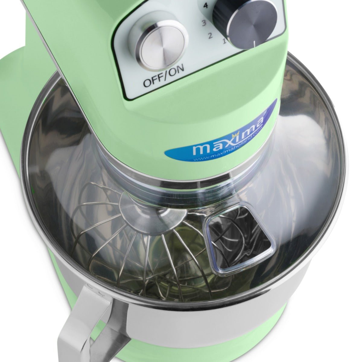 Maxima Stand Mixer 7L Green - Up to 2kg Dough - 11 Speeds - RVSVoordeel