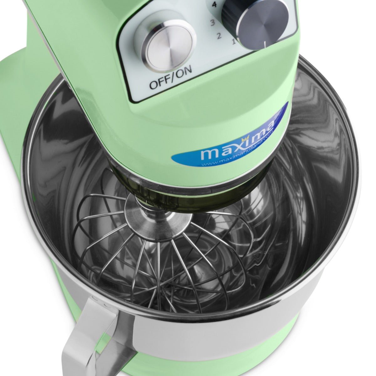 Maxima Stand Mixer 7L Green - Up to 2kg Dough - 11 Speeds - RVSVoordeel