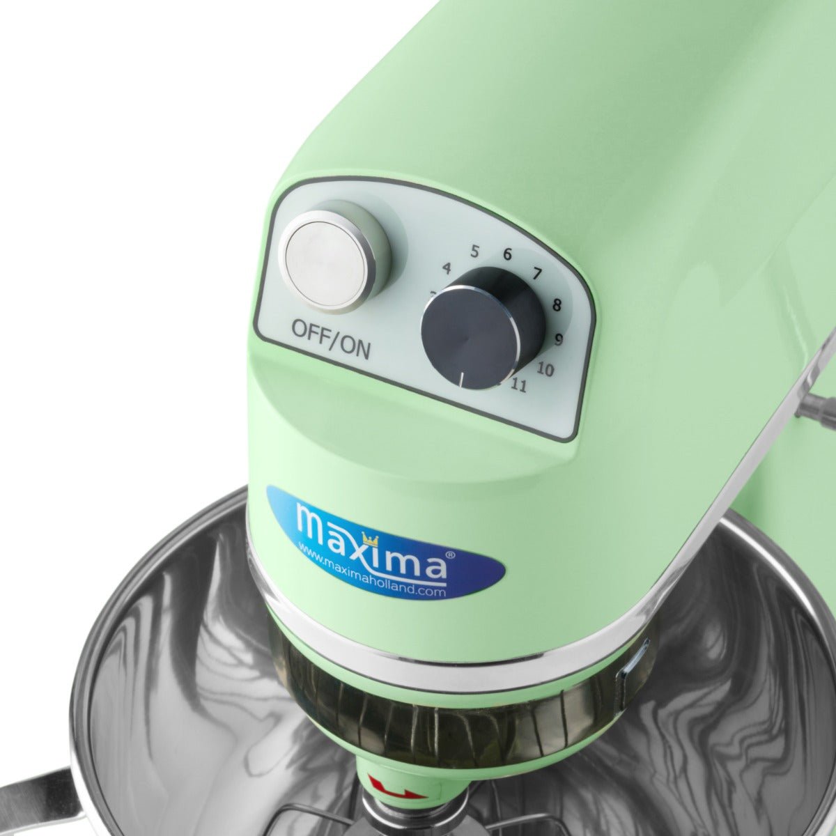 Maxima Stand Mixer 7L Green - Up to 2kg Dough - 11 Speeds - RVSVoordeel