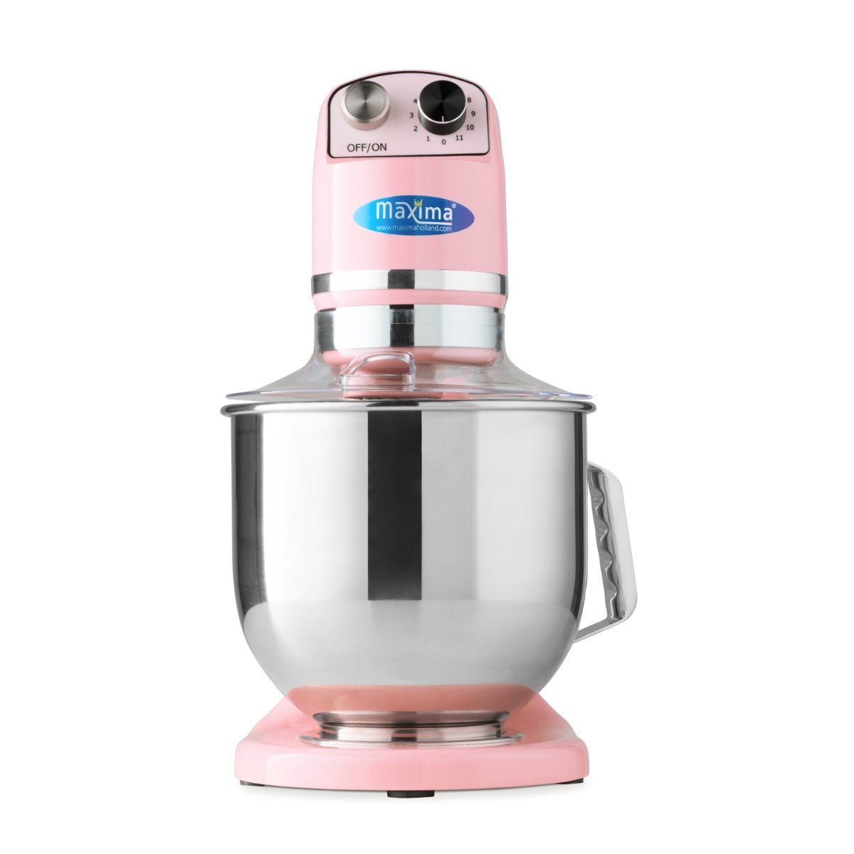 Maxima Stand Mixer 7L Pink - Up to 2kg Dough - 11 Speeds - RVSVoordeel