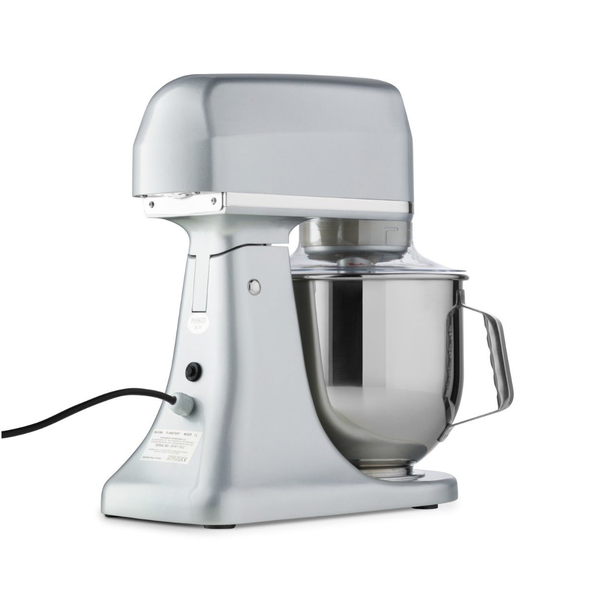 Maxima Stand Mixer 7L Silver - Up to 2kg Dough - 11 Speeds - RVSVoordeel