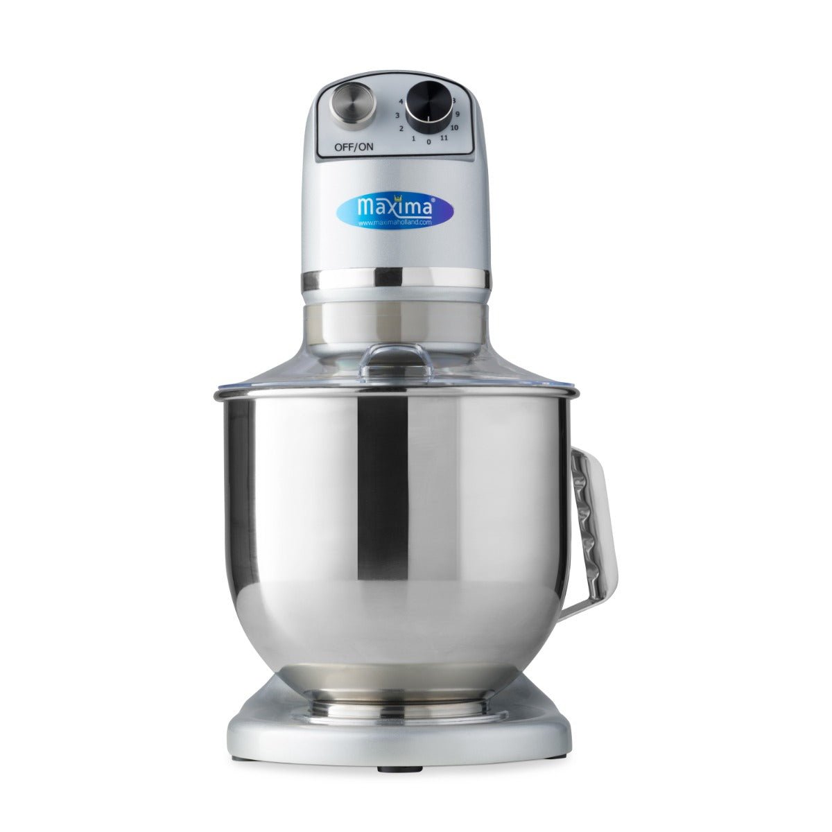 Maxima Stand Mixer 7L Silver - Up to 2kg Dough - 11 Speeds - RVSVoordeel