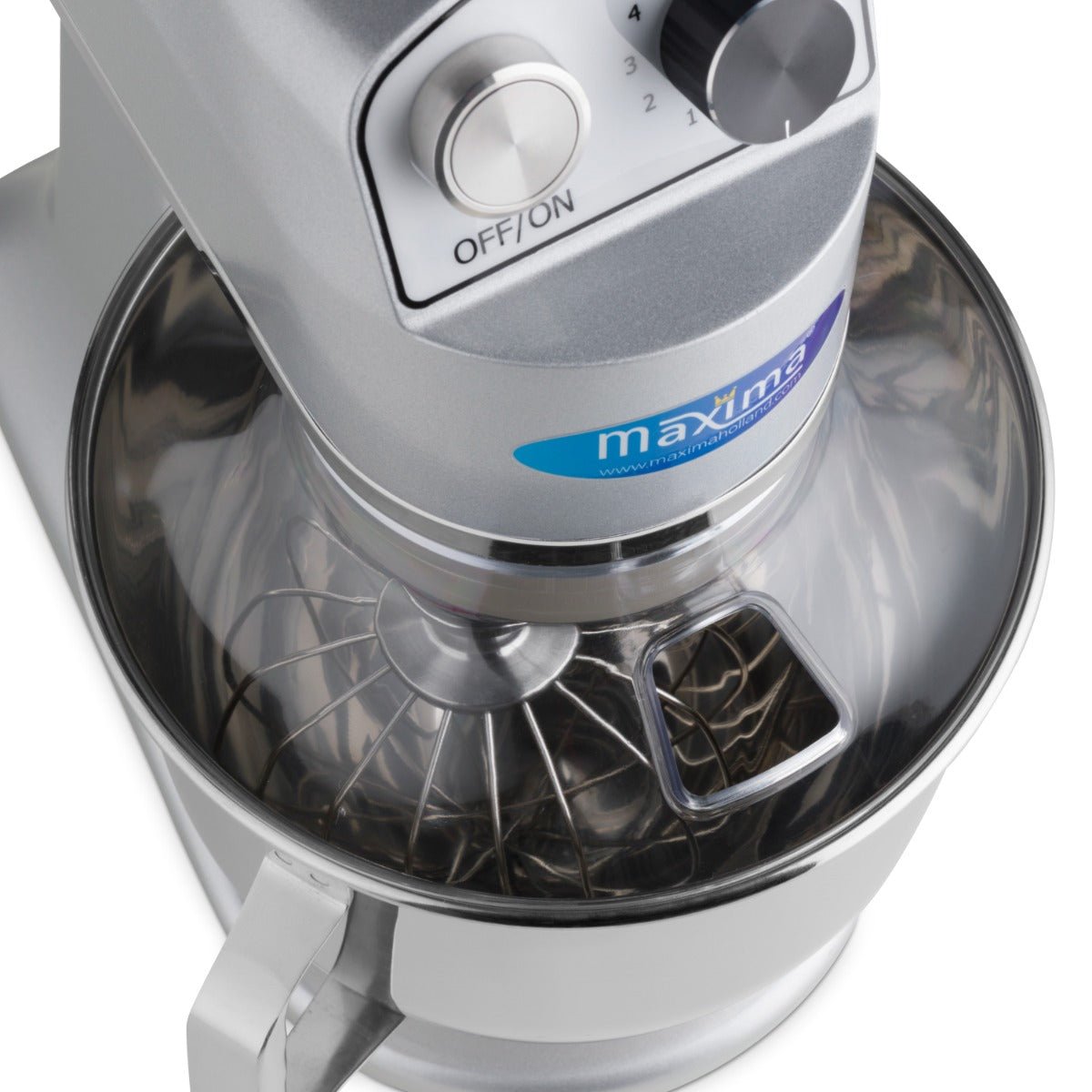 Maxima Stand Mixer 7L Silver - Up to 2kg Dough - 11 Speeds - RVSVoordeel