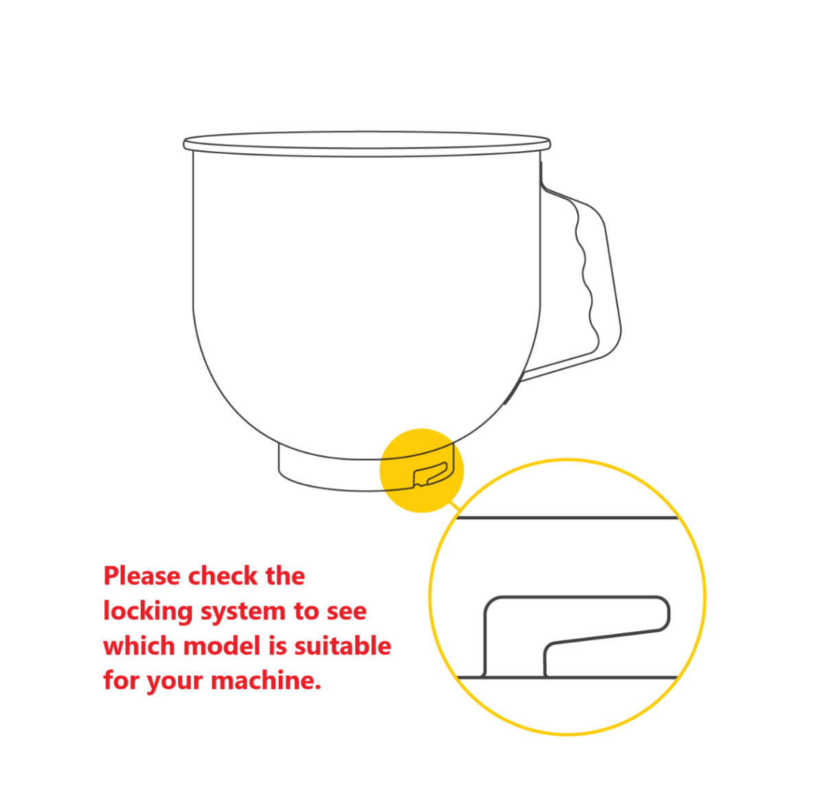 Maxima Stand Mixer 7L - Stainless Steel Mixing Bowl - RVSVoordeel