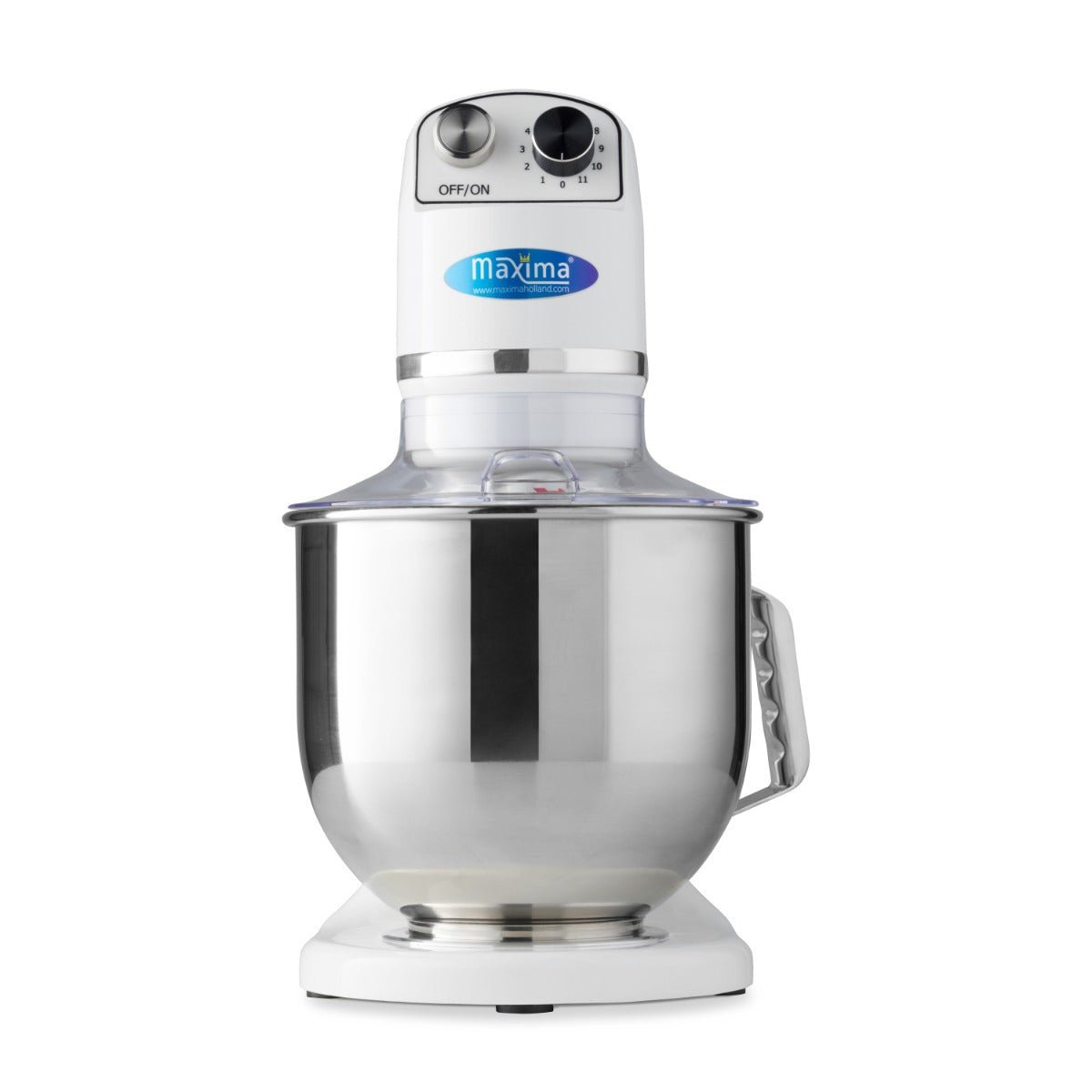 Maxima Stand Mixer 7L White - Up to 2kg Dough - 11 Speeds - RVSVoordeel