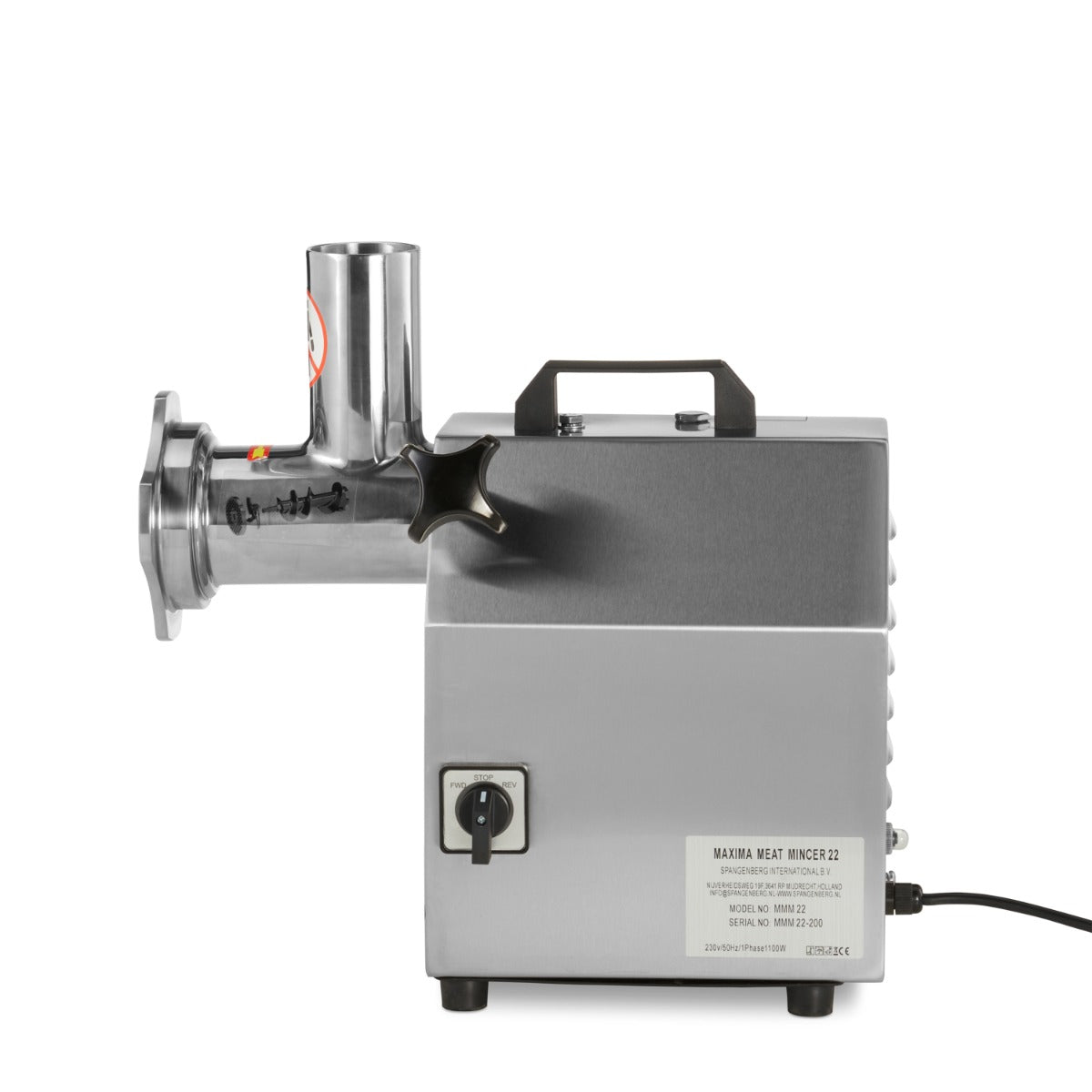Meat Mincer - up to 220kg/h - RVSVoordeel