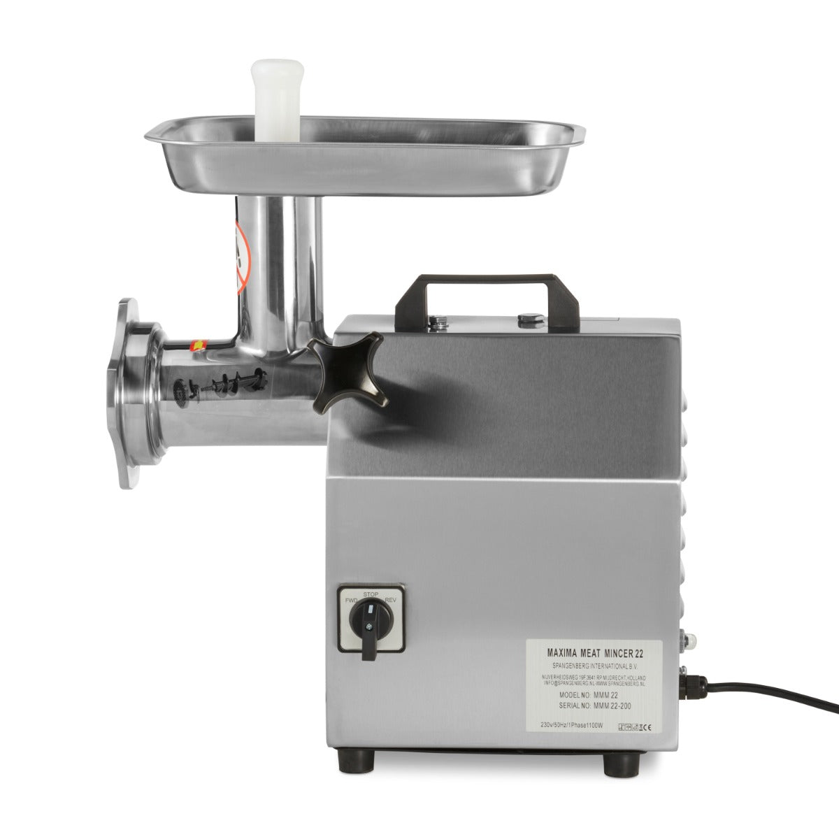 Meat Mincer - up to 220kg/h - RVSVoordeel
