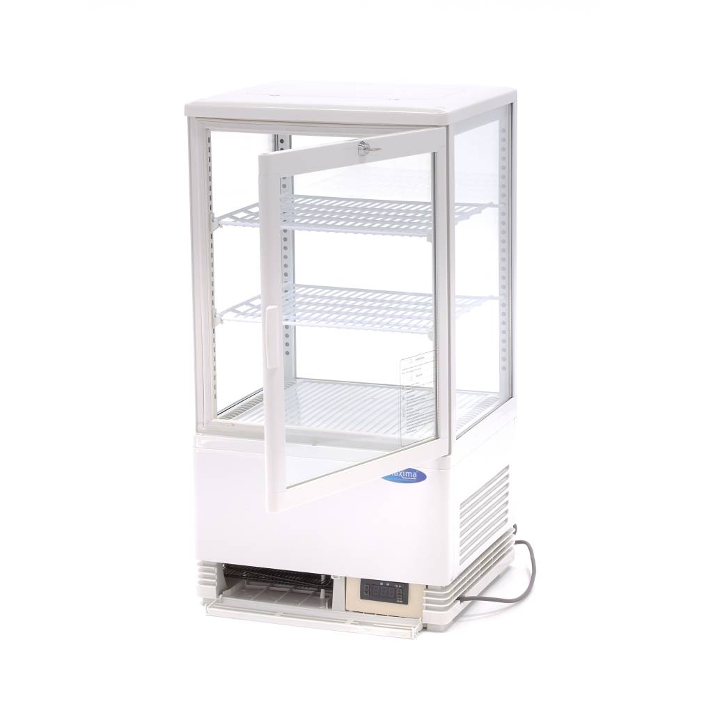Maxima Mini Koelvitrine - 58 L - 43 cm - Wit