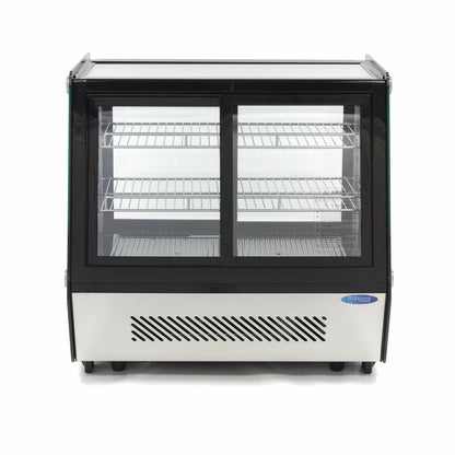 Maxima Display Fridge - 125L - 71cm - Front and Rear Sliding Doors