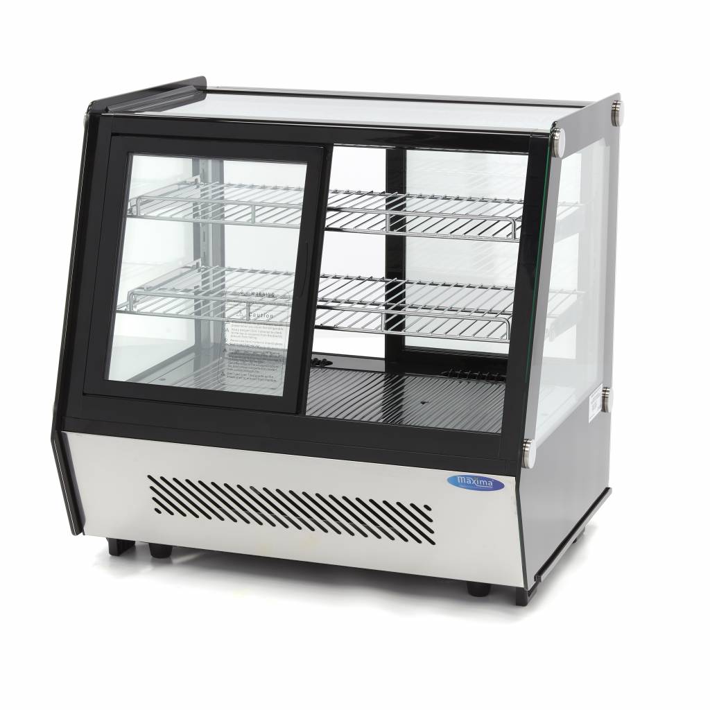 Maxima Display Fridge - 125L - 71cm - Front and Rear Sliding Doors