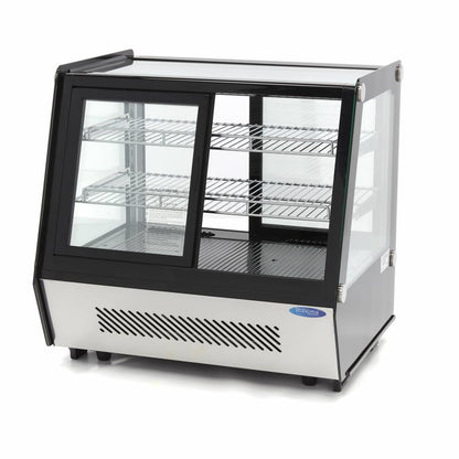 Maxima Display Fridge - 125L - 71cm - Front and Rear Sliding Doors