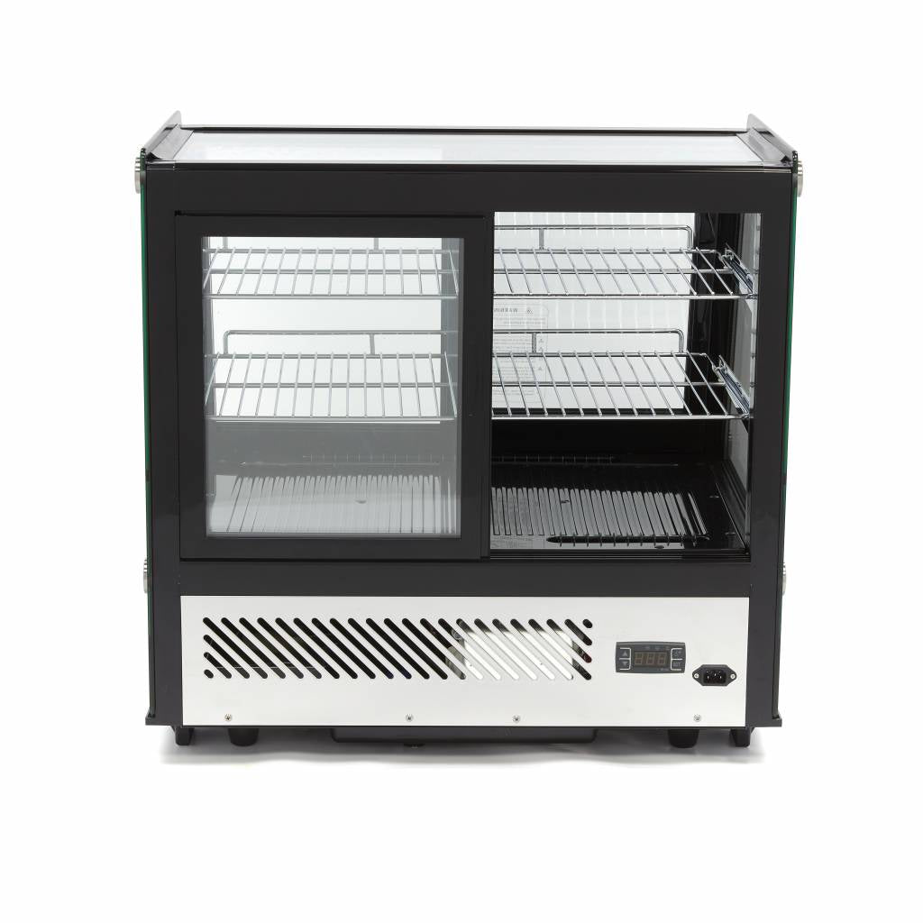 Maxima Display Fridge - 125L - 71cm - Front and Rear Sliding Doors