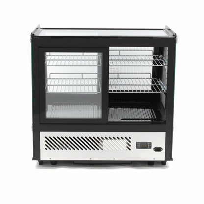 Maxima Display Fridge - 125L - 71cm - Front and Rear Sliding Doors