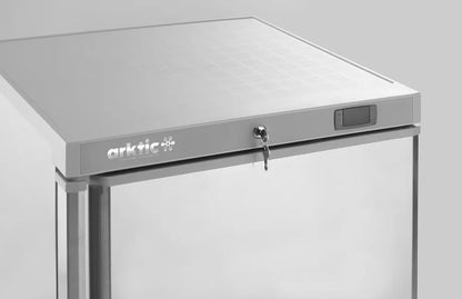 Arktic Mini Vrieskast 200 L - 2 Vaste Roosters - RVS - Hendi 