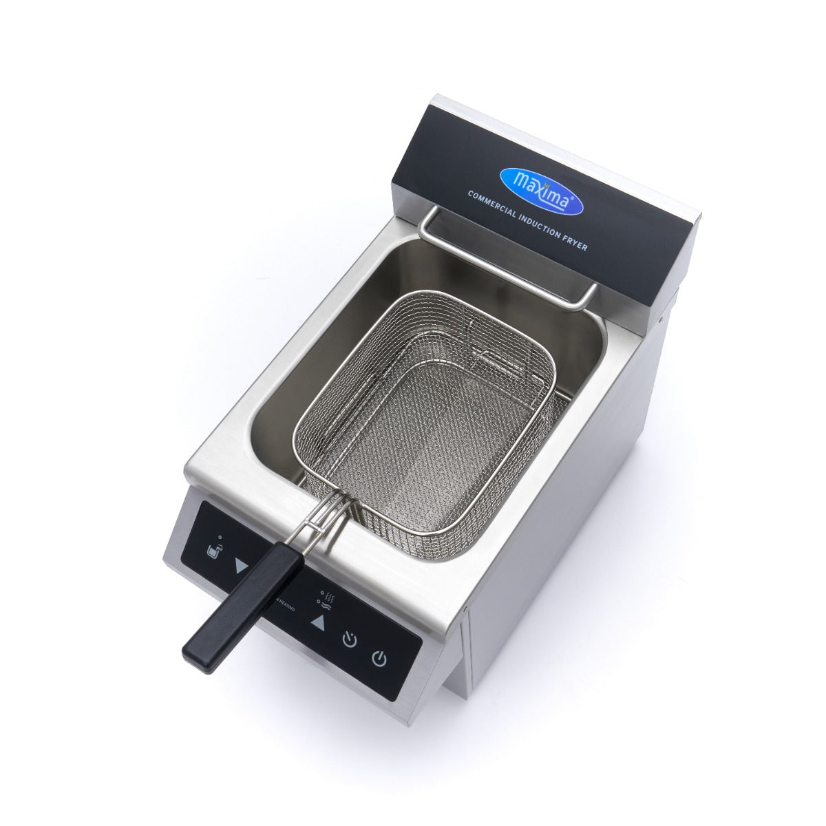 Maxima Frituurpan - 8 L - 1 Mand - Inductie - met Tapkraan