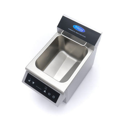 Maxima Frituurpan - 8 L - 1 Mand - Inductie - met Tapkraan