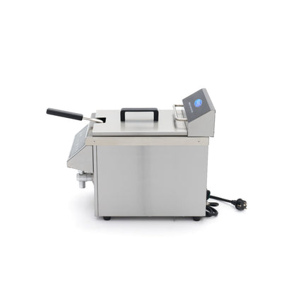 Maxima Frituurpan - 8 L - 1 Mand - Inductie - met Tapkraan