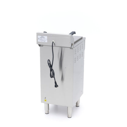 Maxima Frituurpan - 16 L - 1 Mand - met Tapkraan en Opbergruimte - 230V