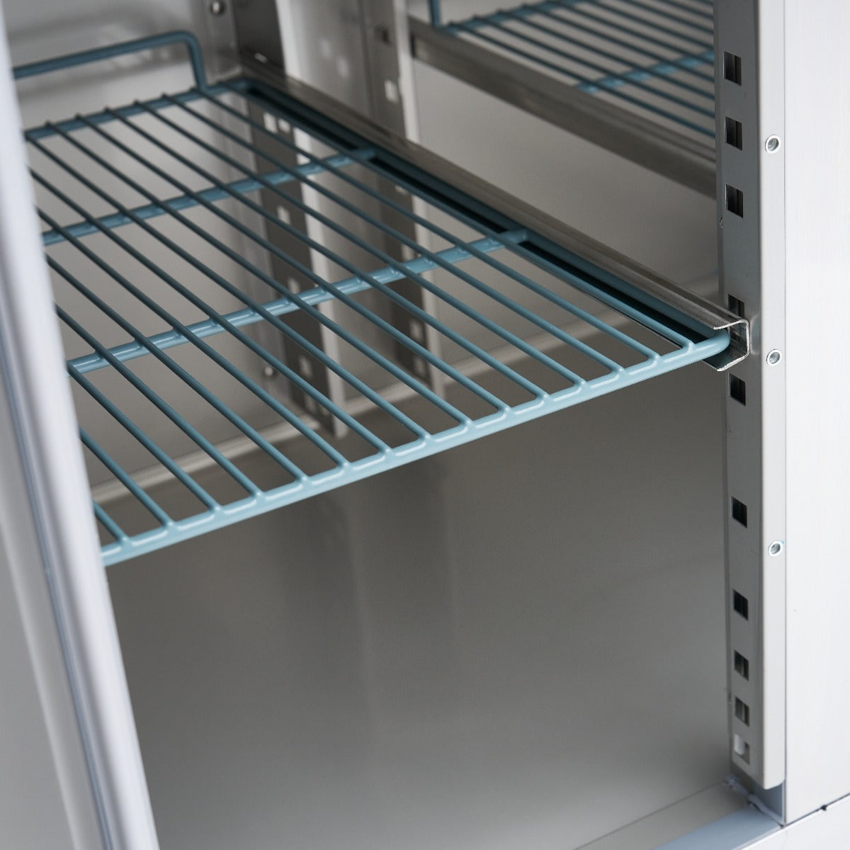 Maxima Counter Freezer 180cm Width on Wheels - 3 Doors - 3 Adjustable Shelves (GN)