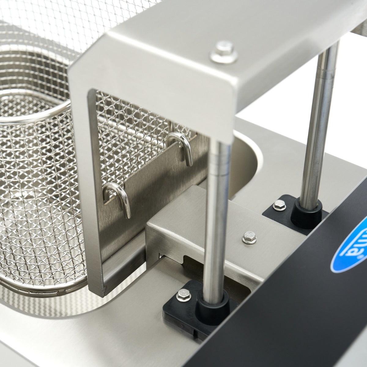 Maxima Frituurpan - 8 L - 1 Mand - Inductie - Liftsysteem - met Tapkraan