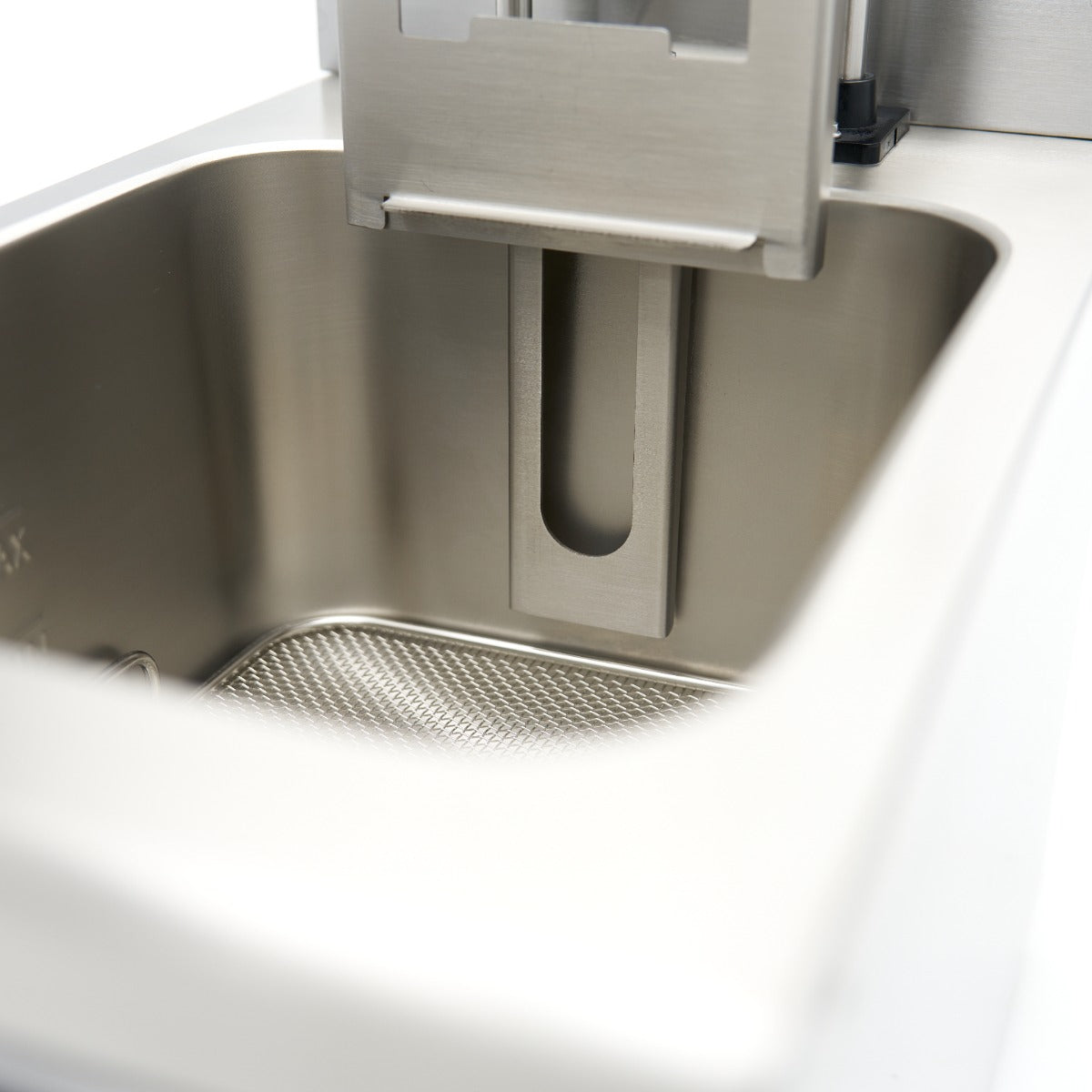 Maxima Frituurpan - 8 L - 1 Mand - Inductie - Liftsysteem - met Tapkraan