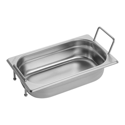 CaterChef Gastronorm Container 1/4 GN - Stainless Steel - EMGA