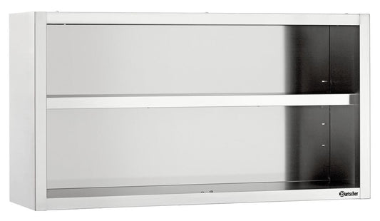 Bartscher Open Wall Cupboard 40cm Deep - Hanging - No Doors - RVSVoordeel