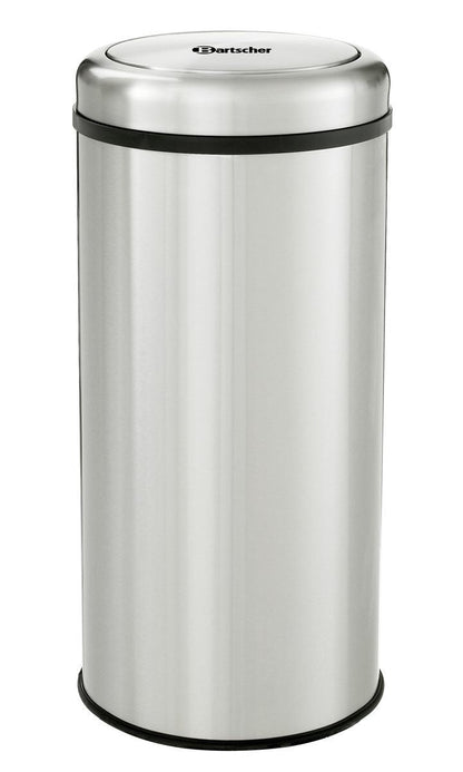 Bartscher Stainless steel Garbage Bin 50L with Swing lid - RVSVoordeel