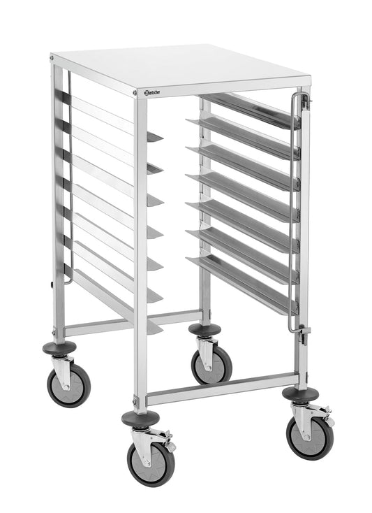 Bartscher Tray Trolley - Bakerynorm - Fits 7 x Trays (60 x 40cm) - excl Trays - RVSVoordeel
