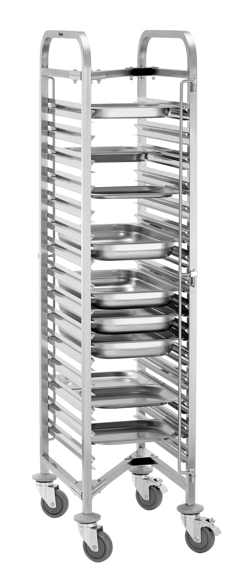 Bartscher Tray Trolley Gastronorm - Fits 15 x 1/1 GN - excl GN trays - RVSVoordeel