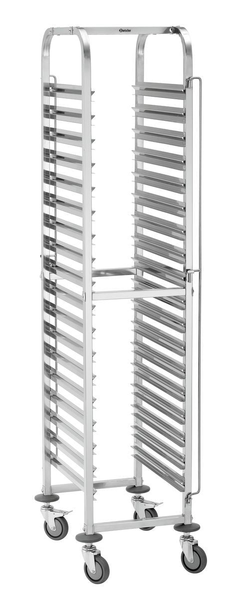 Bartscher Tray Trolley Gastronorm - Fits 18 x 1/1 GN - excl GN trays - RVSVoordeel