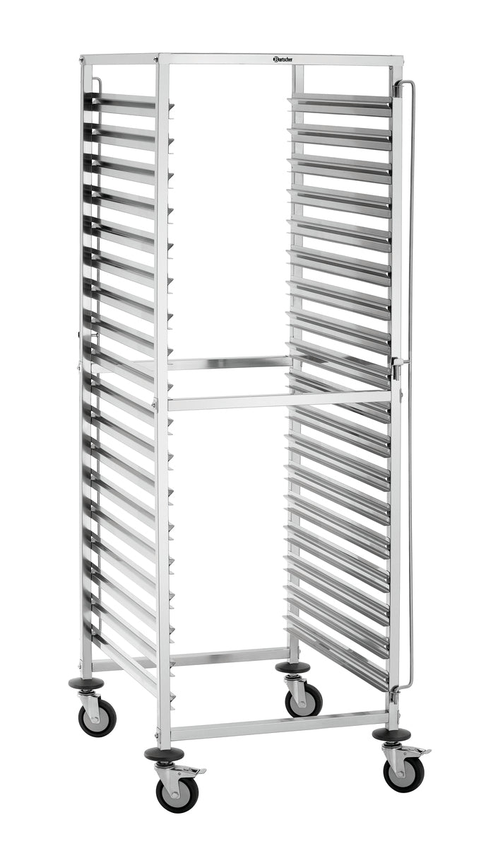 Bartscher Tray Trolley Gastronorm - Fits 18 x 2/1 GN - excl GN trays - RVSVoordeel