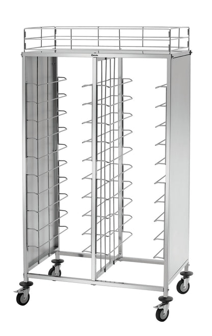 Bartscher Tray Trolley Gastronorm - Fits 20 x 1/1 GN - excl GN trays - RVSVoordeel