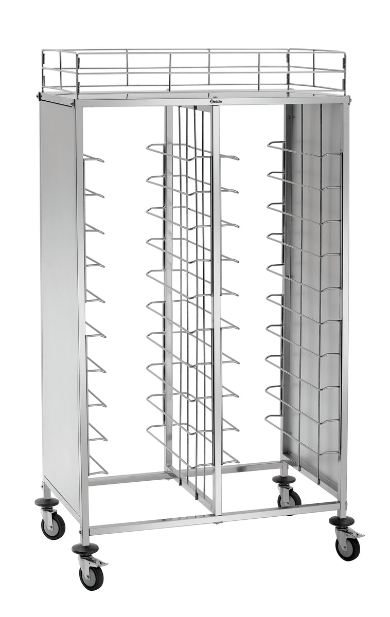 Bartscher Tray Trolley Gastronorm - Fits 20 x 1/1 GN - excl GN trays - RVSVoordeel