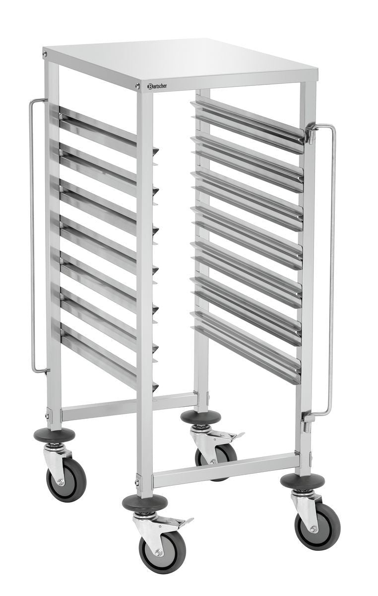 Bartscher Tray Trolley Gastronorm - Fits 7 x 1/1 GN - excl GN trays - RVSVoordeel