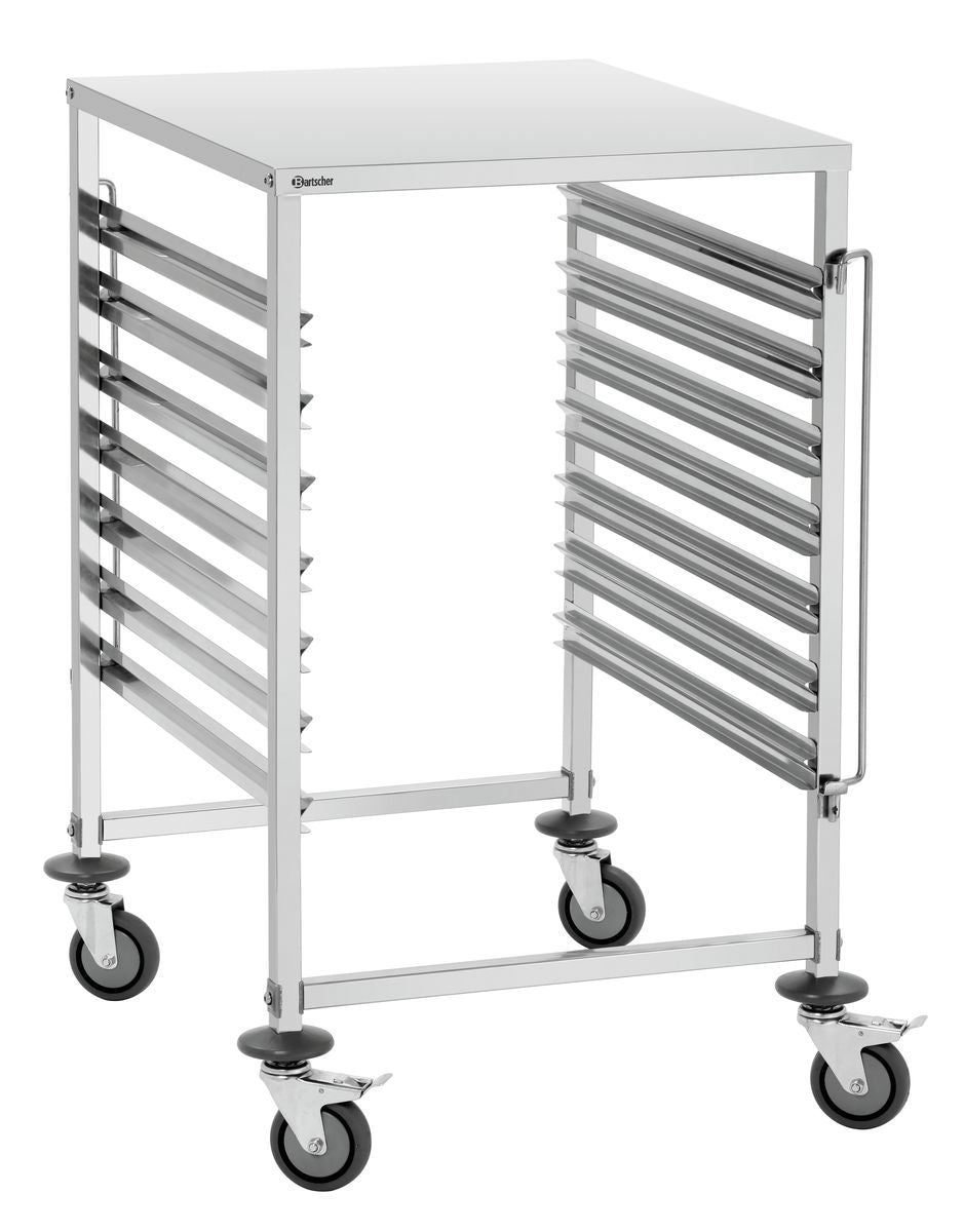 Bartscher Tray Trolley Gastronorm - Fits 7 x 2/1 GN - excl GN trays - RVSVoordeel