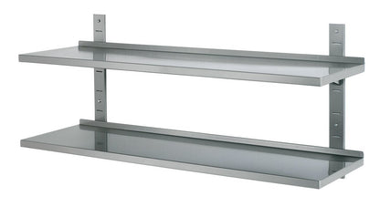 Bartscher Wall Shelf 35,5cm Deep - Complete set - RVSVoordeel