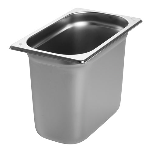 CaterChef Gastronorm Container 1/4 GN - Stainless Steel - EMGA - RVSVoordeel