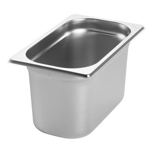 CaterChef Gastronorm Container 1/4 GN - Stainless Steel - EMGA - RVSVoordeel