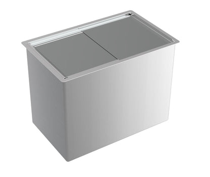 Combisteel Drop - In Ice Container with Sliding Lid - with Drain - Built - in model - RVSVoordeel