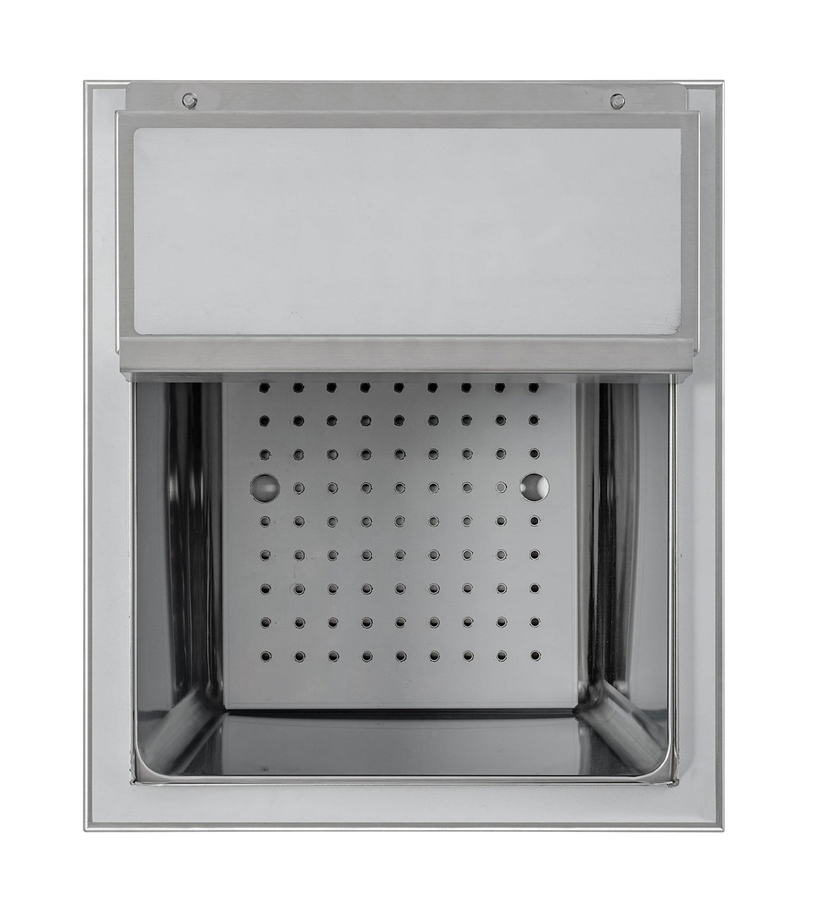 Ice Container Wall Combisteel Drop-In Ice Container with Sliding Lid - with Drain - Built ...