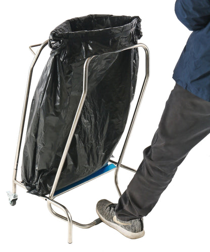 Combisteel Garbage Bag Stand 120L with Foot Pedal - RVSVoordeel