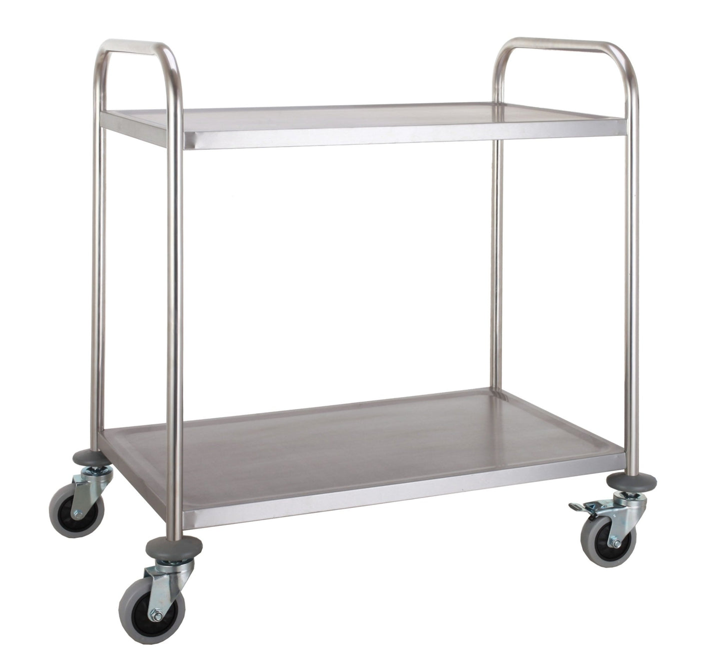 Combisteel Stainless Steel Serving Trolley - 2 Shelves - RVSVoordeel