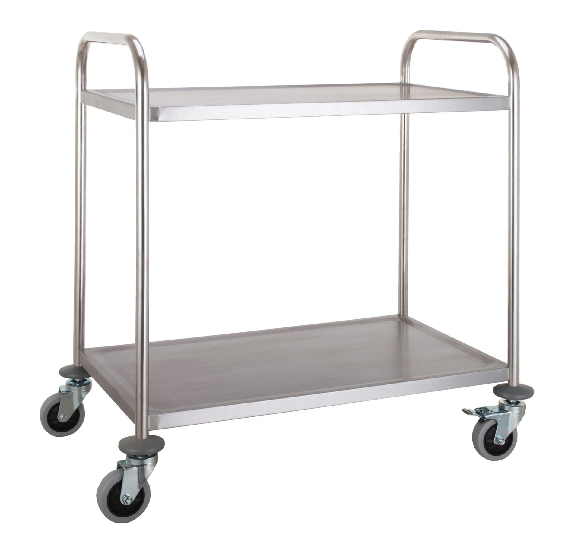 Combisteel Stainless Steel Serving Trolley - 2 Shelves - RVSVoordeel