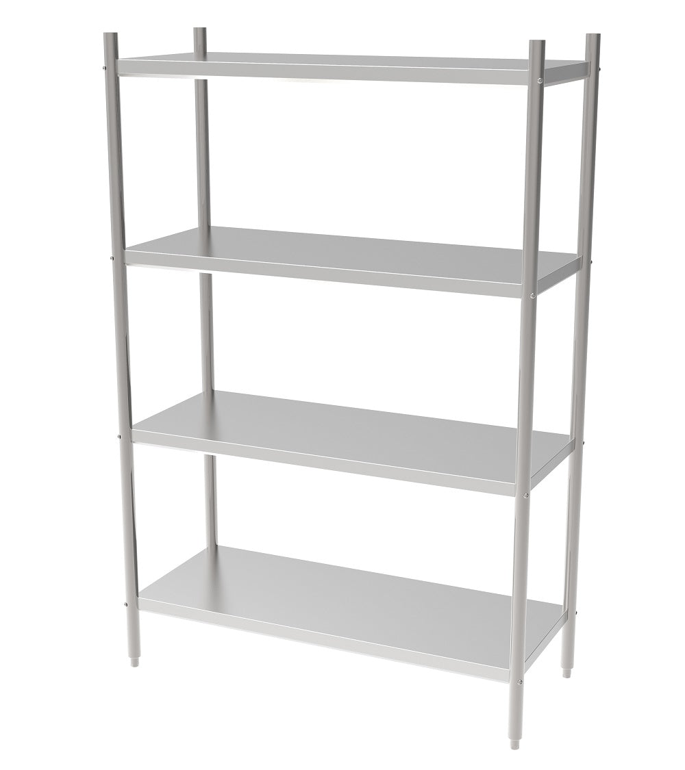 Combisteel Storage Shelf - 4 Shelves - Self Assembly - RVSVoordeel