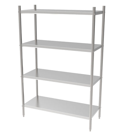 Combisteel Storage Shelf - 4 Shelves - Self Assembly - RVSVoordeel
