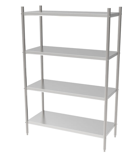Combisteel Storage Shelf - 4 Shelves - Self Assembly - RVSVoordeel
