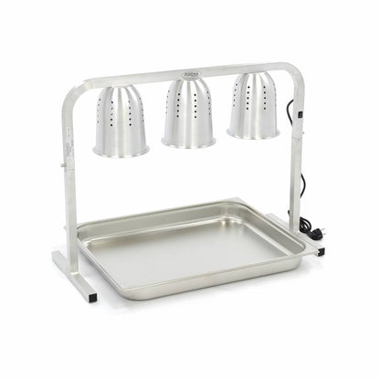 Heating Lamp with 3 Lamps - incl 3 Lamps and 1 x 2/1 GN container - RVSVoordeel