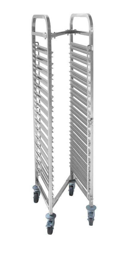 Hendi Compact Tray Trolley - Gastronorm - Fits 15 x 1/1 GN Trays - excl GN Trays - RVSVoordeel