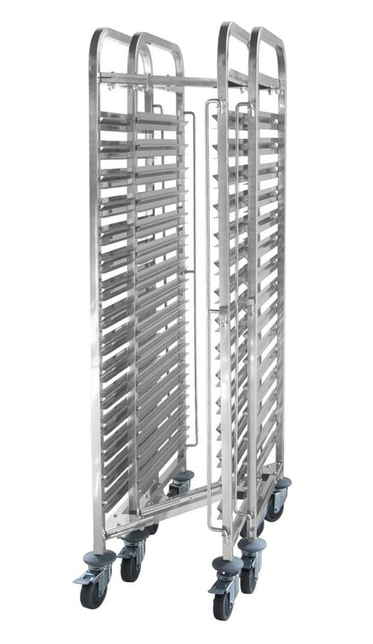 Hendi Compact Tray Trolley - Gastronorm - Fits 15 x 1/1 GN Trays - excl GN Trays - RVSVoordeel